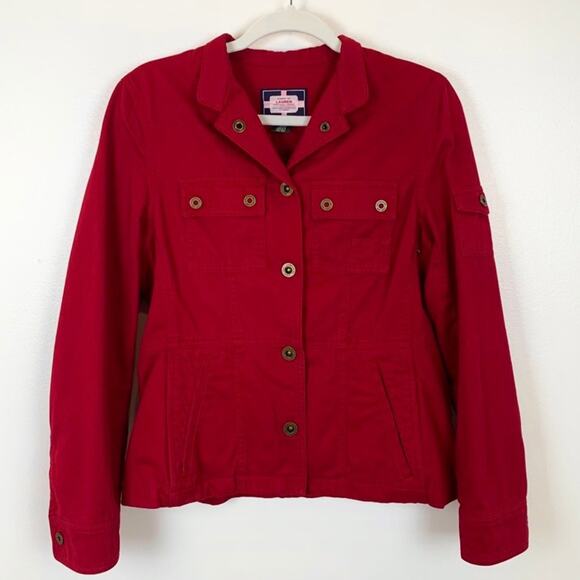 Ralph Lauren Red Utility Jacket - Picture 2 of 6